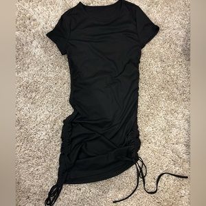 SHEIN Black dress with draw strings
